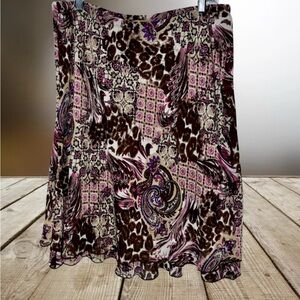 Notations Knee Length Skirt